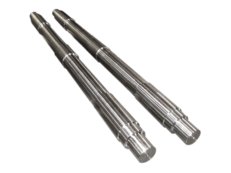 Richtmaschine mit Wellenrolle aus Edelstahl