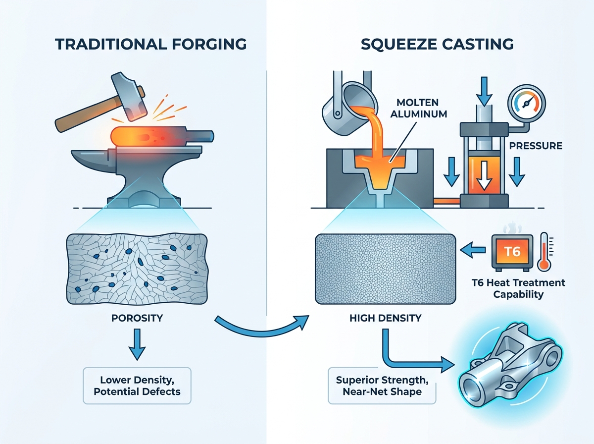 Vorteile des Squeeze-Casting-Prozesses